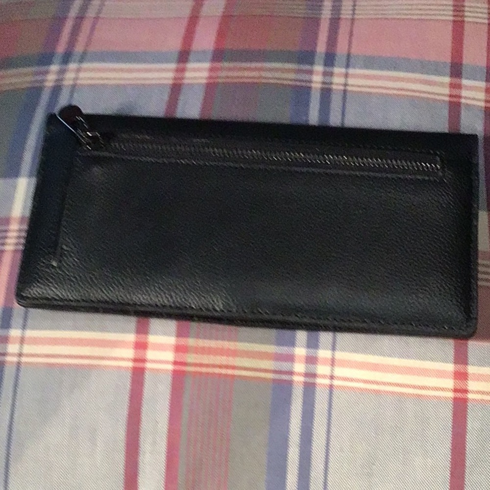 Black checkbook wallet NWOT